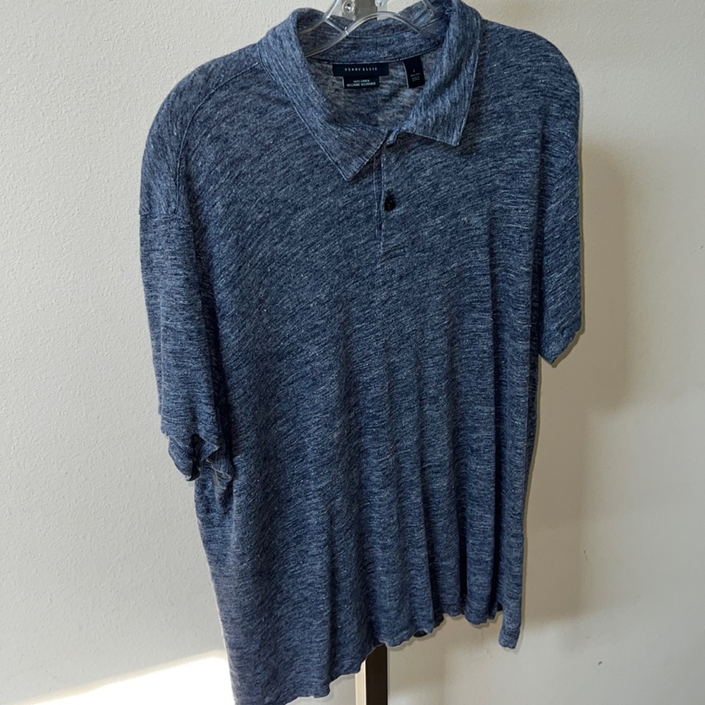 EUC Perry Ellis Polo Shirt Large